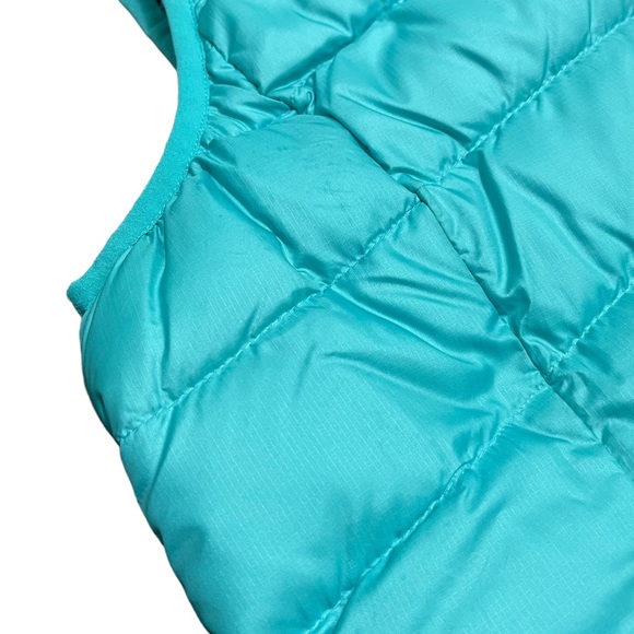 Patagonia Girls Down Sweater Puffy Vest Teal Purple Size Large (12) - Picture 7 of 15